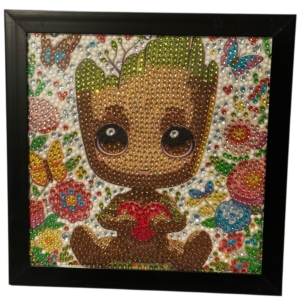 Groot diamond art craft framed 6x6